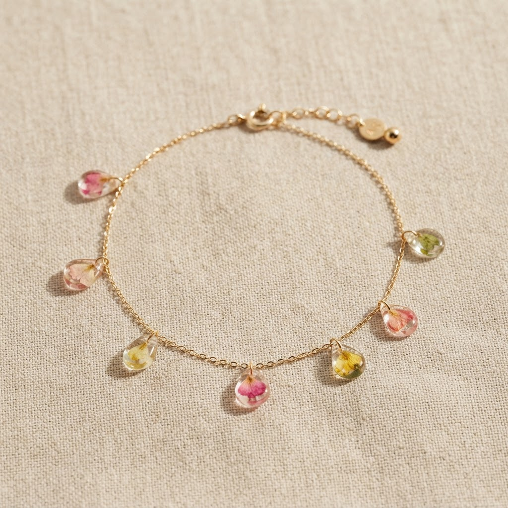 Petal Chain Anklet