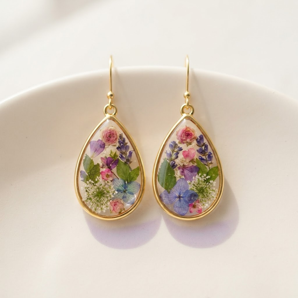 Petal Drop Earrings